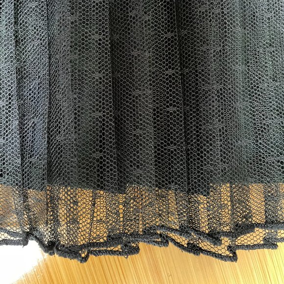 COOL WEAR PLAID & LACE SCHOOL GIRL PLEATED MINI SKIRT - Picture 4 of 7